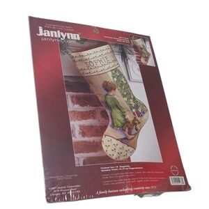 Janlynn‎ Christmas Morning Stocking Counted Cross Stitch Kit 015-0238